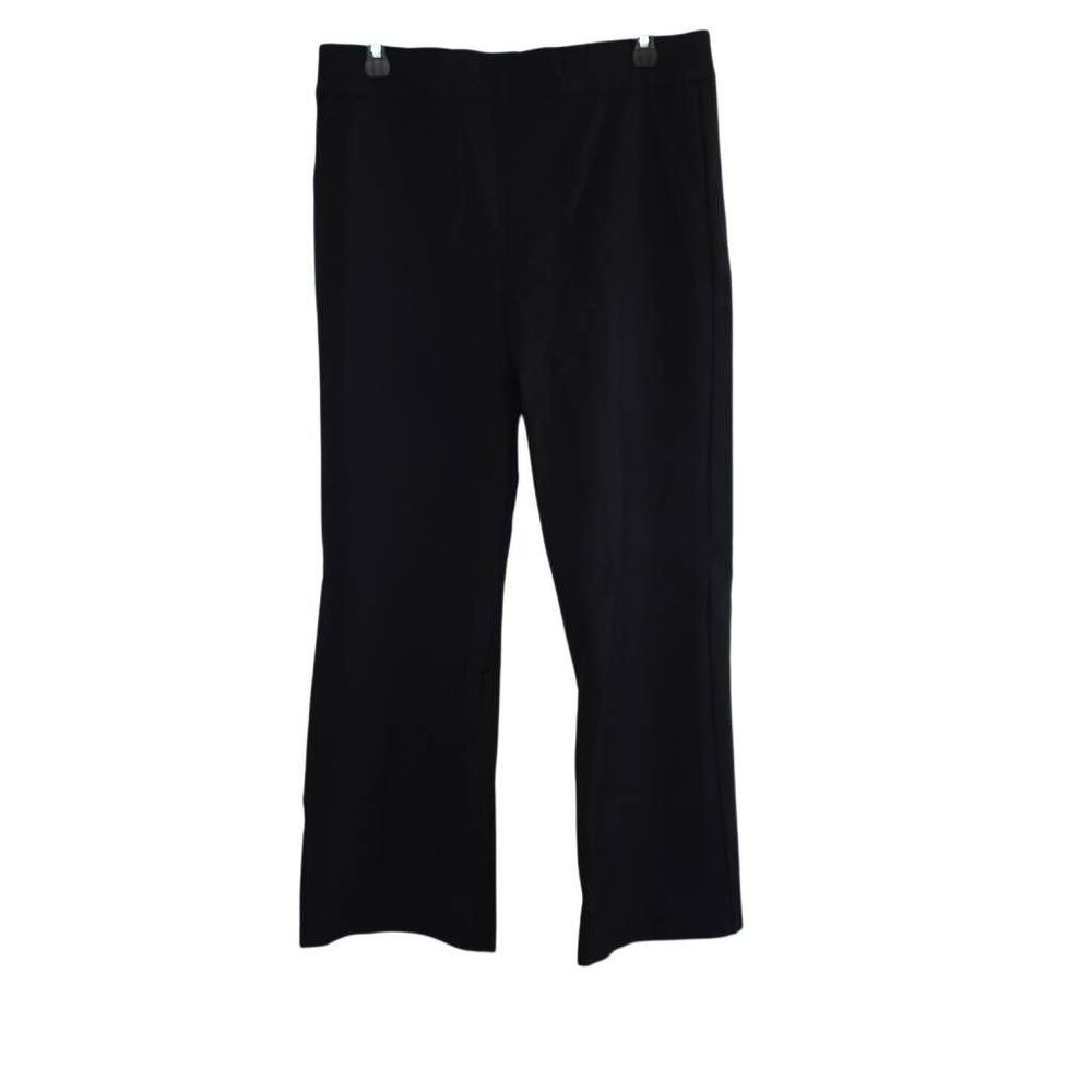 Spanx Women's Size XL Classic Black Perfect Pant Kick Flare Pull On Trousers